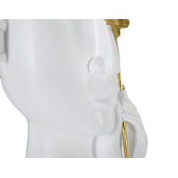 Vaso Viso Con Fiori CM 14X13X27