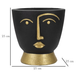 Vase Tribal Inspiré -B- CM Ø 25X25