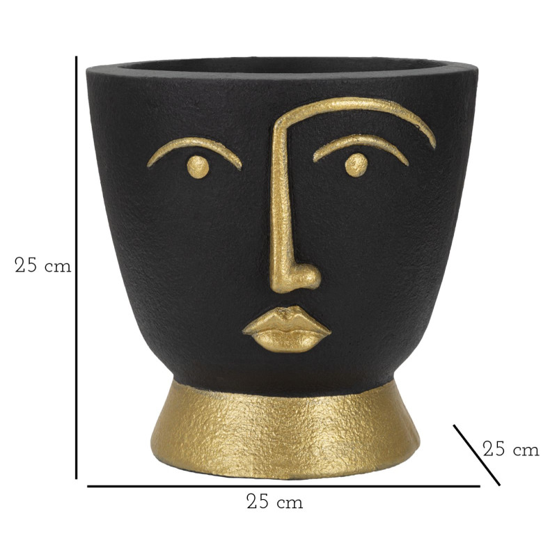 Vase Tribal Inspiré -B- CM Ø 25X25