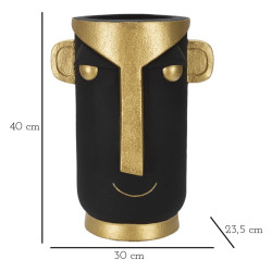 Vase Tribal Contemporain -C- CM 30X23,5X40