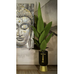 Vase Tribal Imposant -D- CM Ø 21X45