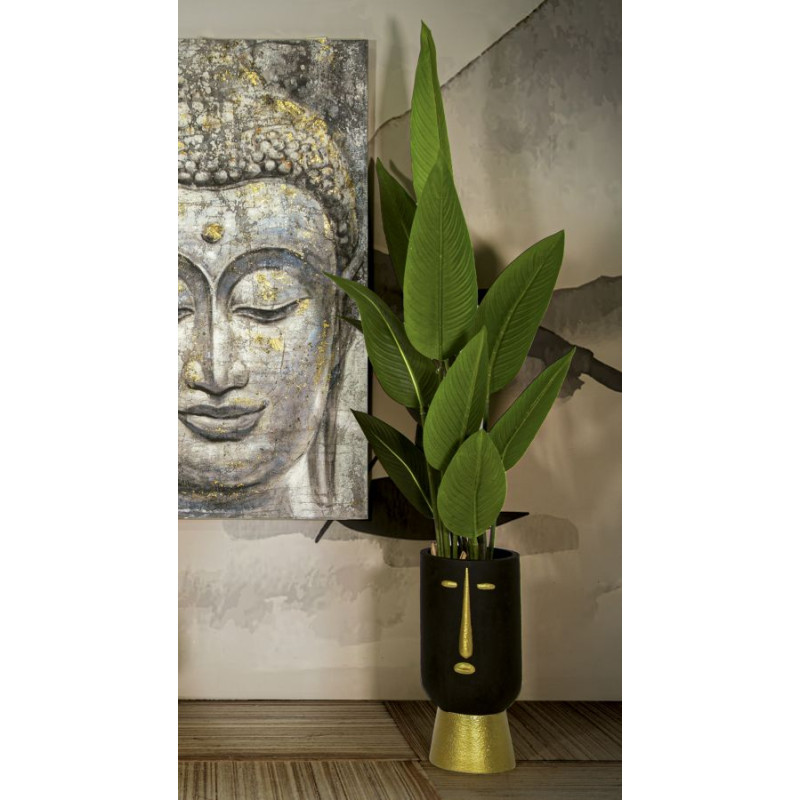 Vase Tribal Imposant -D- CM Ø 21X45