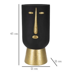 Vase Tribal Imposant -D- CM Ø 21X45