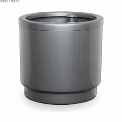 Pot auto-arrosant Ibergarden 4132-PLA Argenté polypropylène 32 x 30,5 x 32 cm (4 Unités)