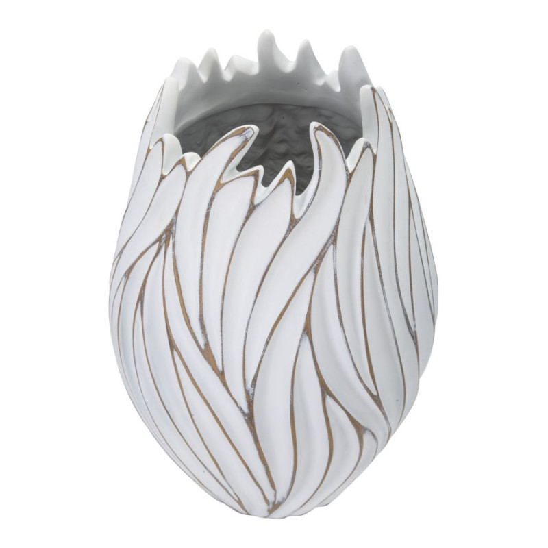 Vase Polyrésine Honduras Boho Chic CM Ø 27X41,5