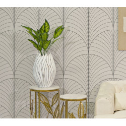 Vase Polyrésine Honduras Boho Chic CM Ø 27X41,5