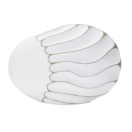 Vase Polyrésine Lignes Raffinées CM 34X11,5X24,5