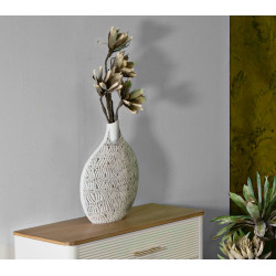 Vase Polyrésine Nairobi Élancé CM 30,5X11,5X46,5