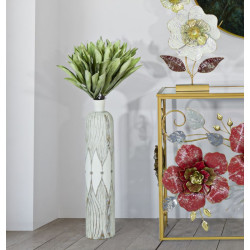 Vase Polyrésine Athène Majestueux CM Ø 15,5X74