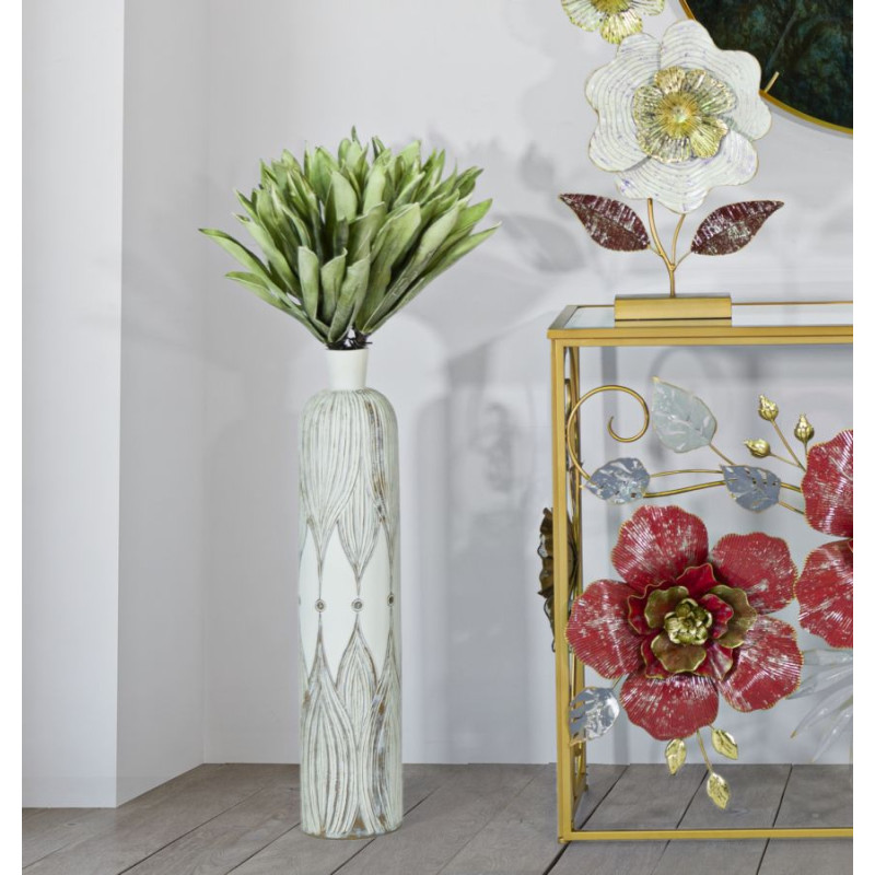 Vase Polyrésine Athène Majestueux CM Ø 15,5X74