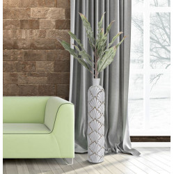 Vase Polyrésine Panama Haut Chic CM Ø 15,5X74