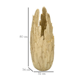 Vase Plumes Élégant CM 32X34X80