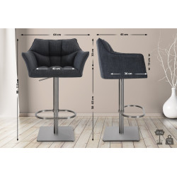 Lot de 2 tabourets de bar...