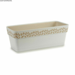 Jardinière Stefanplast Cloe Blanc Plastique 49,5 x 17 x 19 cm (12 Unités)