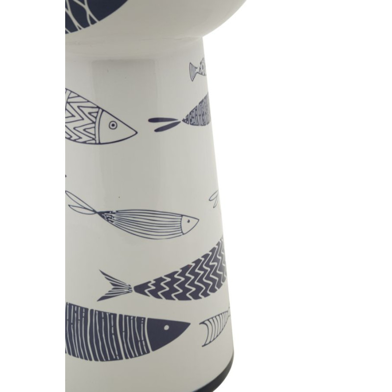 Vase Poisson Haut Design CM Ø 14X38,5