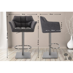 Lot de 2 tabourets de bar...