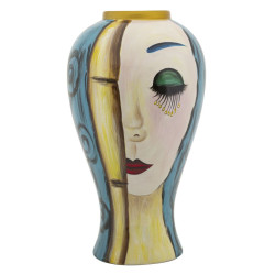 Vase Art Visage Moderne CM Ø 28X50