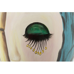 Vase Art Visage Moderne CM Ø 28X50