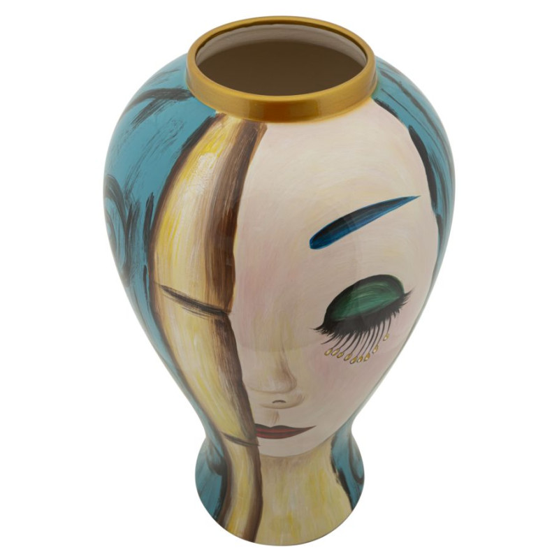 Vase Art Visage Moderne CM Ø 28X50