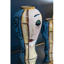 Vase Art Visage Moderne CM Ø 28X50