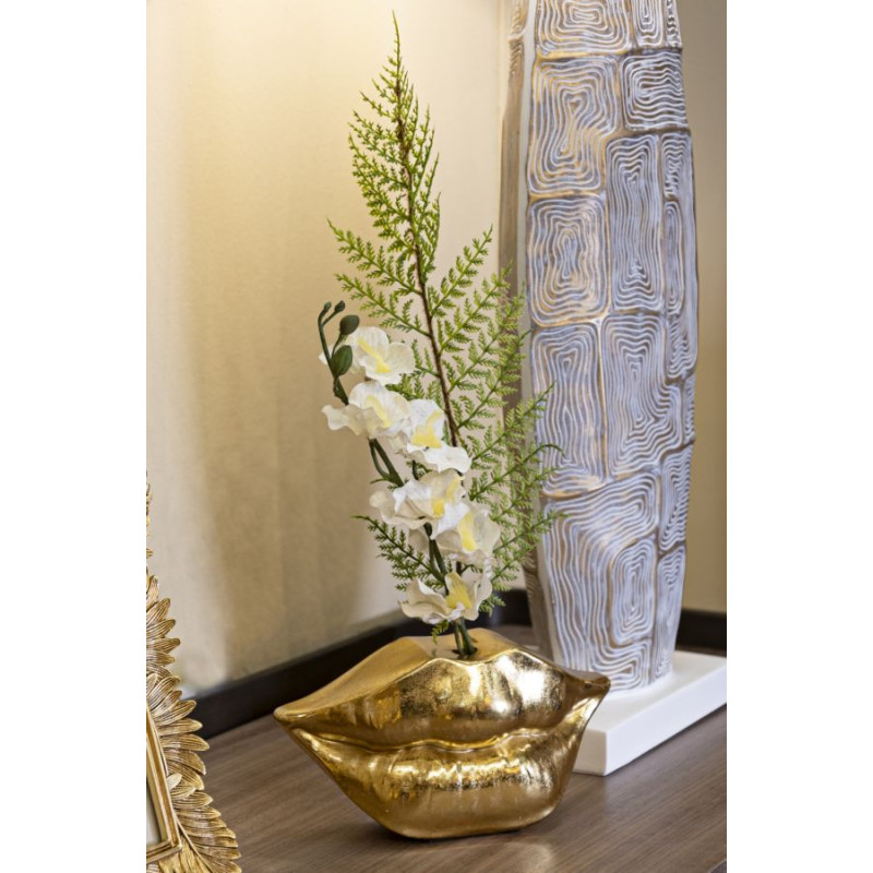 Vase Bouche Lèvre Glam CM 23X8X12