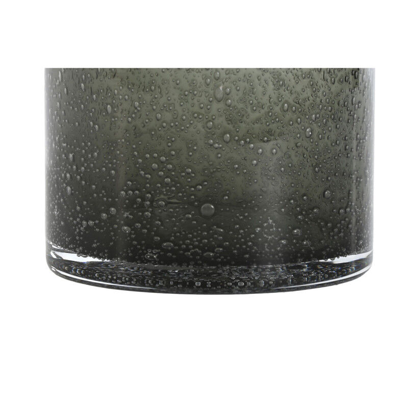Vase Home ESPRIT Vert Verre Moderne 11,5 X 11,5 X 17,2 cm