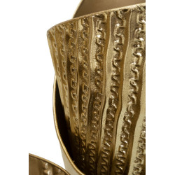 Lot de 3 Porte-Vase Flosty Contemporain CM 39X42X75-32X32X55-25X25X35