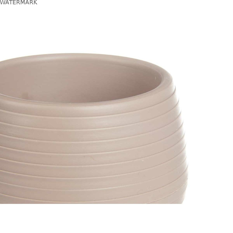 Set de pots Ibergarden ES0101214S3 Taupe Plastique 8 x 8 x 7 cm (8 Unités)