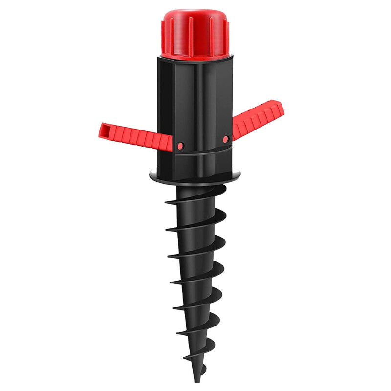 Marbueno Parasol Plastique Noir 37x6x6 cm Plage et Jardin 10505