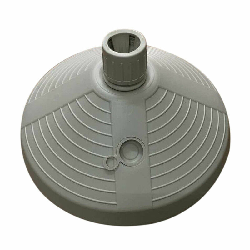 Marbueno Base Parasol Rond 38x38x14 cm 10L Blanc Jardin, Piscine, Terrasse 10502