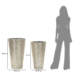 P/Pots Argelux Set 2 PCS Glamour CM Ø 41X80,5-35X71