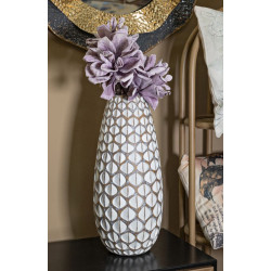 Vase en Résine Tibet Élancé CM Ø 20X45,5