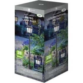 Lampadaire solaire Metro SMART GARDEN - 20 lumens