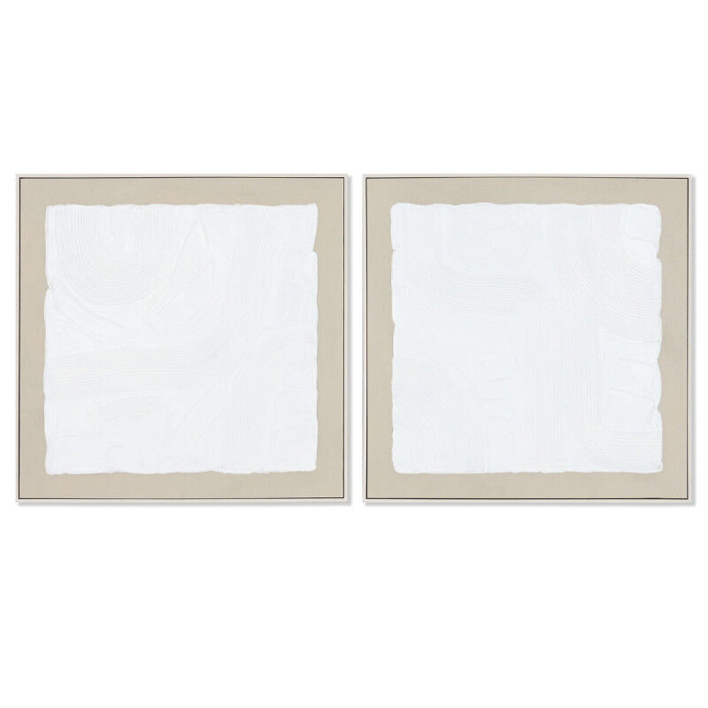 Cadre Home ESPRIT Moderne Urbaine 82,3 x 4,5 x 82,5 cm (2 Unités)
