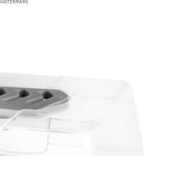Lot de serres Ibergarden FYT3081032 Gris Transparent Plastique (8 Unités)