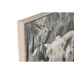 Cadre Home ESPRIT Vert Gris Eléphant Colonial Doré 63 x 4,5 x 93 cm (2 Unités)