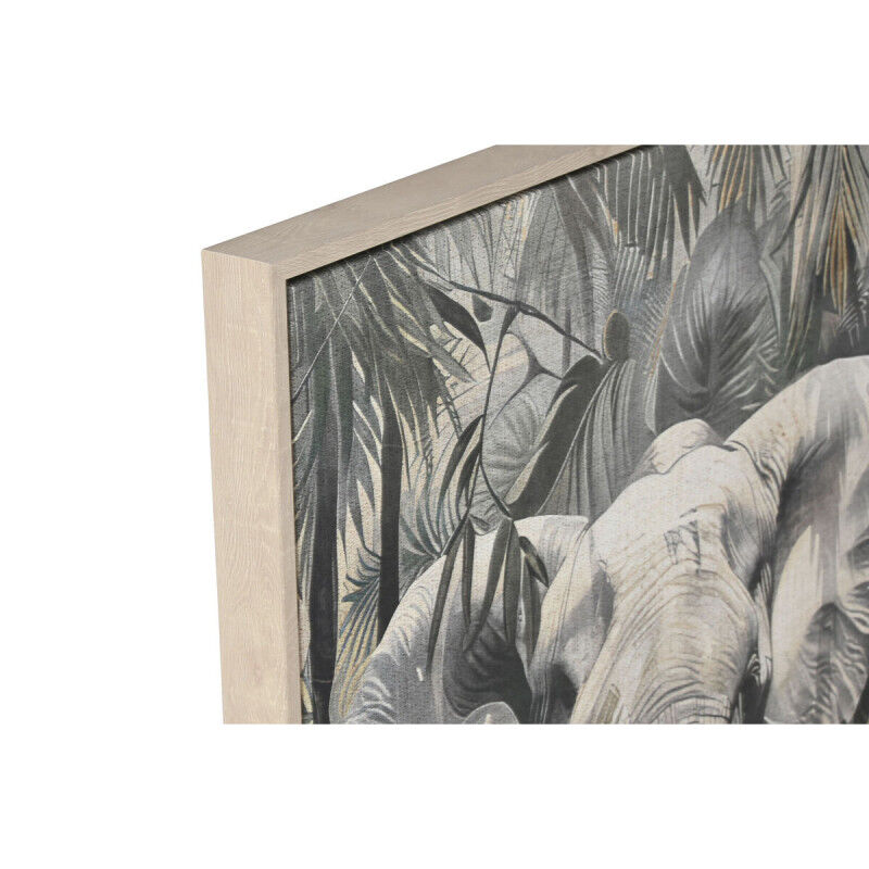 Cadre Home ESPRIT Vert Gris Eléphant Colonial Doré 63 x 4,5 x 93 cm (2 Unités)
