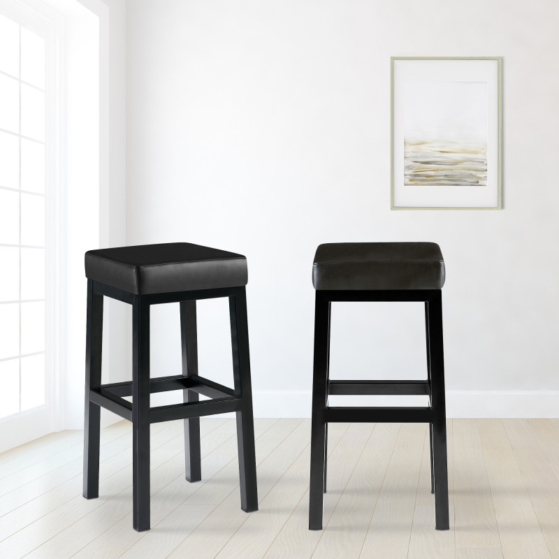 Tabouret de bar Taylor B80 noir