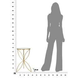 Luxurious Glam PAPILLON Plant Display Ø 35X60 cm - Iron & Mirror