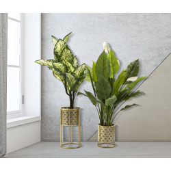 Glam GOLVY Vase Stand Set 2 pcs -A- Ø 21X40-19X22 cm - Iron