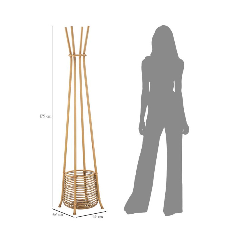 BOHO CHICH Umbrella Stand with Support Ø 49X49X175 cm - Iron & Plastic