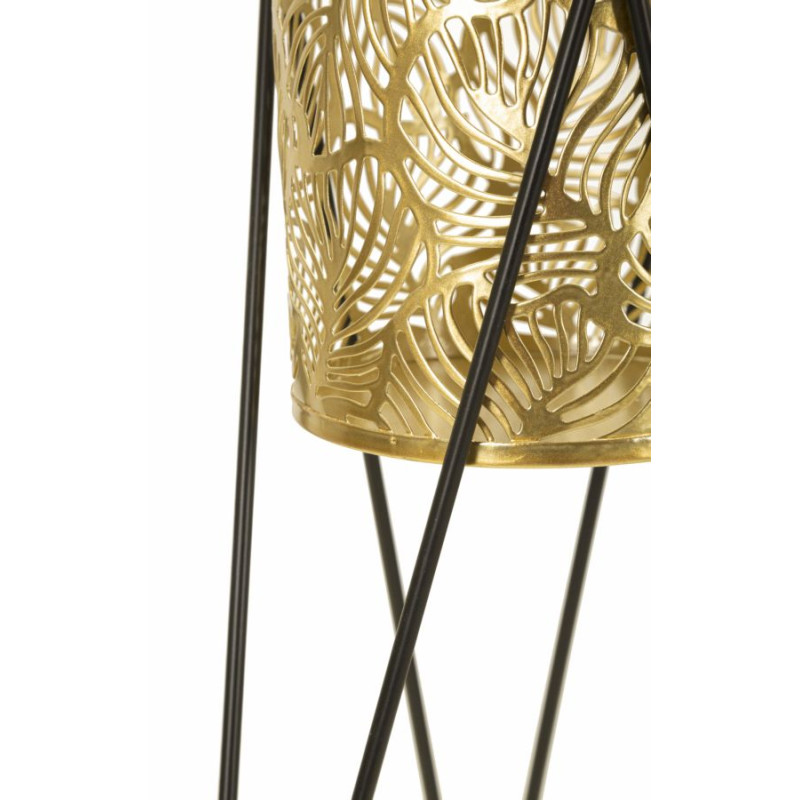 Glam Set of 2 DRAK Vase Holders 21X20X46-18X18X32 cm - Iron