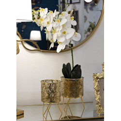 Glam NATY Vase Stand Set 2 pcs Ø 16X20-13X20 cm - Iron