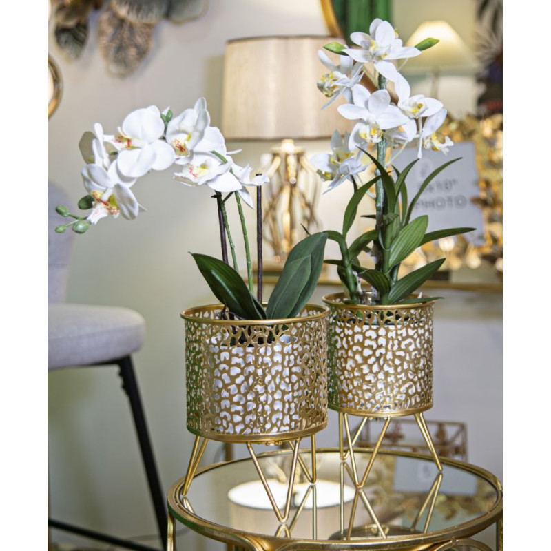 Glam Set of 2 PINY Vase Holders Ø 16X20-13X20 cm - Iron