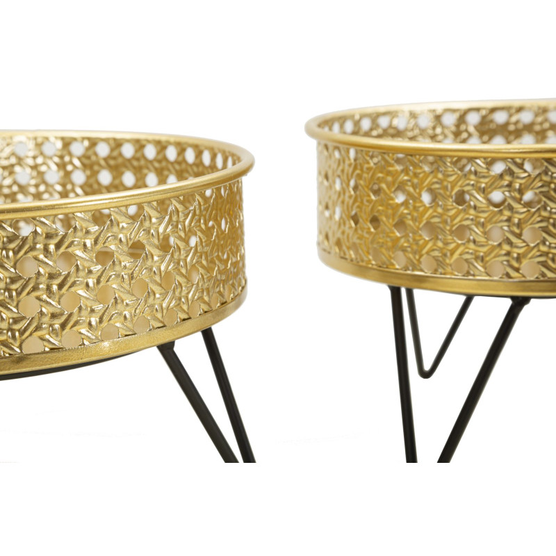 Glam BOSSY Vase Set 2 pcs Ø 20,5X13-18X13 cm - Iron