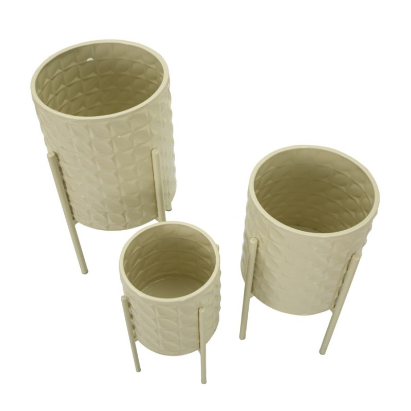 MODERN HGOLDER BETSY Vase Set 3 pcs Ø 36X56,5-30X48,5-24X37,5 cm - Iron