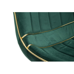 Chaises Paris Vert/Or (set de 2) – L’alliance précieuse du vert royal et de l’or (51×59×79 cm)
