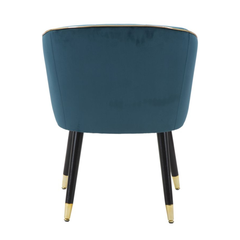 Fauteuil Paris Bleu/Or – Une touche royale d’azur et d’or (62×58×78 cm)