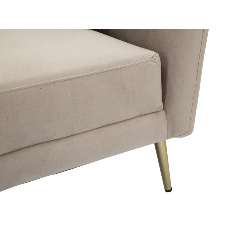 Fauteuil Kiev Gris – Modernité douce au charme neutre (88×77×74 cm)