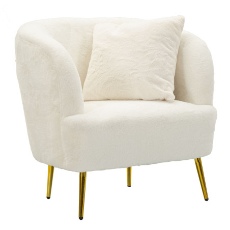 Fauteuil Soffy – Confort raffiné avec coussin douillet (73×66×78 cm)